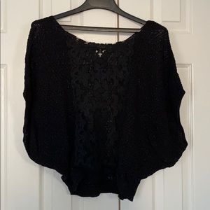 Free People Sweater With Lace Detailing